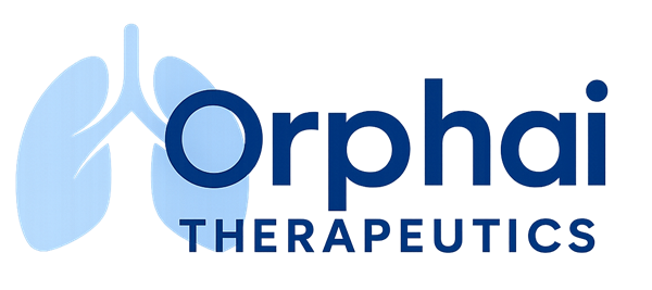 Orphai Therapeutics Logo: At Orphai Therapeutics, we are focused on identifying and developing treatments for conditions with unmet medical need.