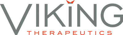 Viking Therapeutics Logo: Viking’s research and development activities leverage its expertise in metabolism to develop innovative therapeutics designed to improve patients lives.