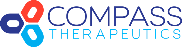 Compass Therapeutics Inc. Logo: We take an unbiased approach to drug discovery by leveraging our proprietary antibody discovery engine to broadly drug the immune system and identify optimal combinations empirically.